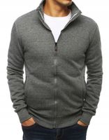 BLUZA MĘSKA ROZPINANA BEZ KAPTURA bx4111 - XXL