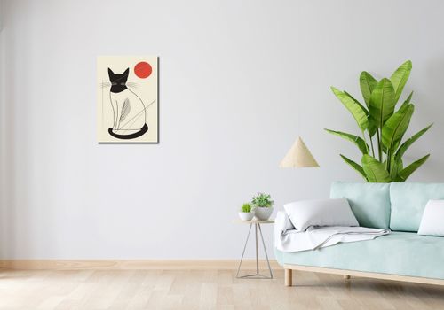 Obraz 40x60cm Czerwony Krąg na Arena.pl