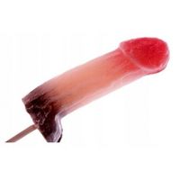 LIZAK PENIS erotyczny prezent Dzień Kobiet dziewczyny żony XL 13cm + patyk