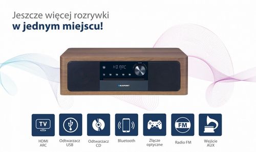 Mikrowieża z Bluetooth i HDMI, CD, Blaupunkt na Arena.pl