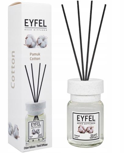Eyfel - odświeżacz powietrza w formie patyczków Bawełna 120ml na Arena.pl