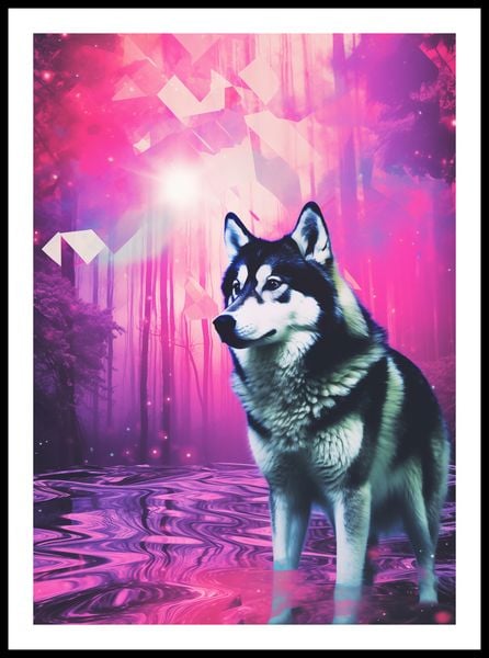 Plakat 50x70cm Wilczy Duch zdjęcie 3