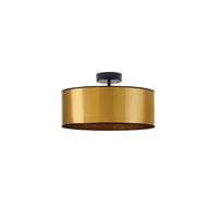 Złota lampa sufitowa do salonnu MIRROR fi-30cm