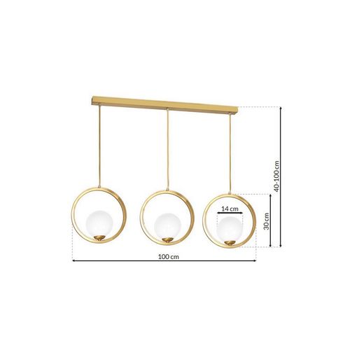 Lampa wisząca VIENNA 3xE14 na Arena.pl