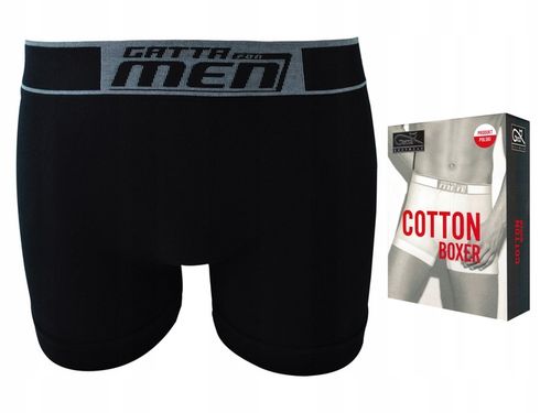 6 X GATTA BOXER BOKSERKI MĘSKIE BAWEŁNA SZARE BIAŁE XL na Arena.pl