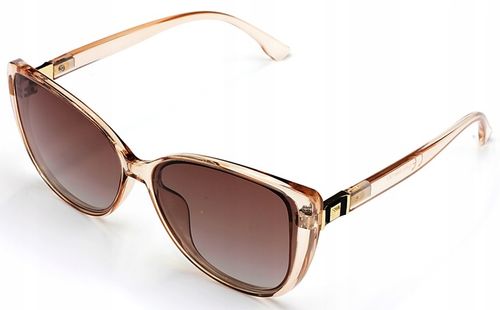 OKULARY PRZECIWSŁONECZNE DAMSKIE POLARYZACYJNE UV400 ETUI CIENIOWANE SZKŁA na Arena.pl