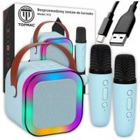 Mikrofon bezprzewodowy do karaoke z głośnikiem RGB Bluetooth