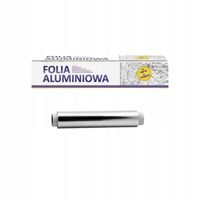 Gruba Folia aluminiowa z nożykiem Clarina 29 cm folia spożywcza BOX 1 kg