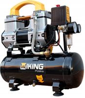 KOMPRESOR bezolejowy 6L sprężarka powietrza cichy 2 tłoki Wiking Polska