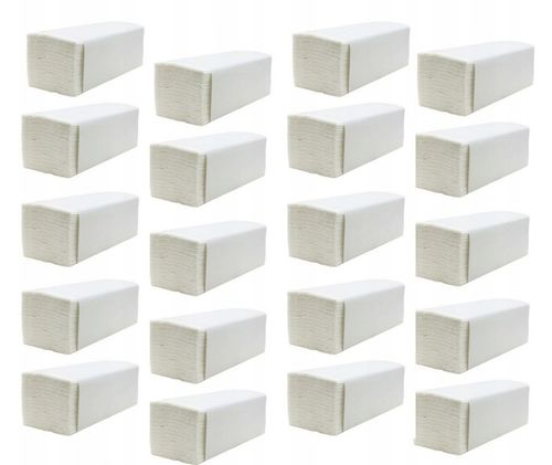 Ręcznik Papierowy ZZ BIO 100% BIAŁY GRUBY CELULOZA 2w 21cm x 23cm 3000szt na Arena.pl