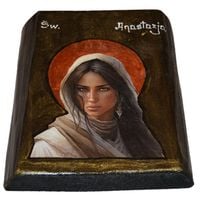 Ikona Święta Anastazja patronka wdów męczennic tkaczy