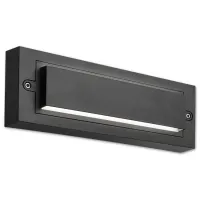 Oprawa LED 6W 4000K IP65 czarna do elewacji i wejścia