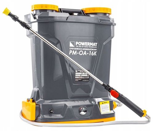 OPRYSKIWACZ AKUMULATOROWY LITOWO JONOWY ELEKTRYCZNY 16L PLECAKOWY 4 DYSZE na Arena.pl