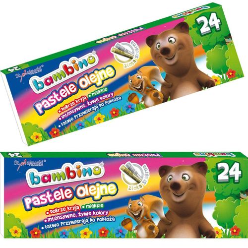 Pastele olejne 24kol. bambino MAJEWSKI na Arena.pl