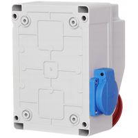 ROZDZIELNICA SKRZYNKA BUDOWLANA Z WYŁĄCZNIKIEM ROZDZIELNIA SKRZYNKA 16A 0-1