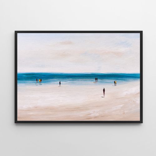 Plakat plaża abstrakcja poziom 70x100 cm na Arena.pl