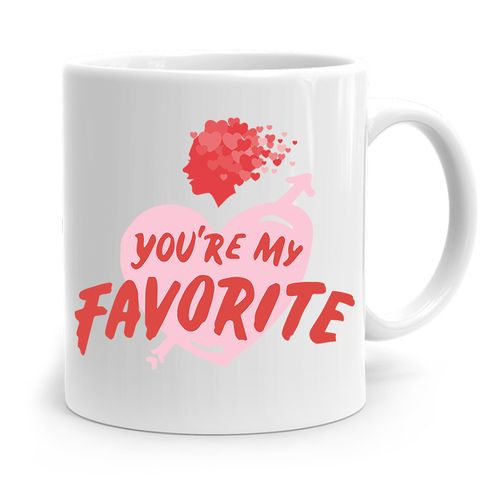 Kubek Prezent Dla Dziewczyny You're My Favorite Z Nadrukiem Ze Zdjęciem na Arena.pl
