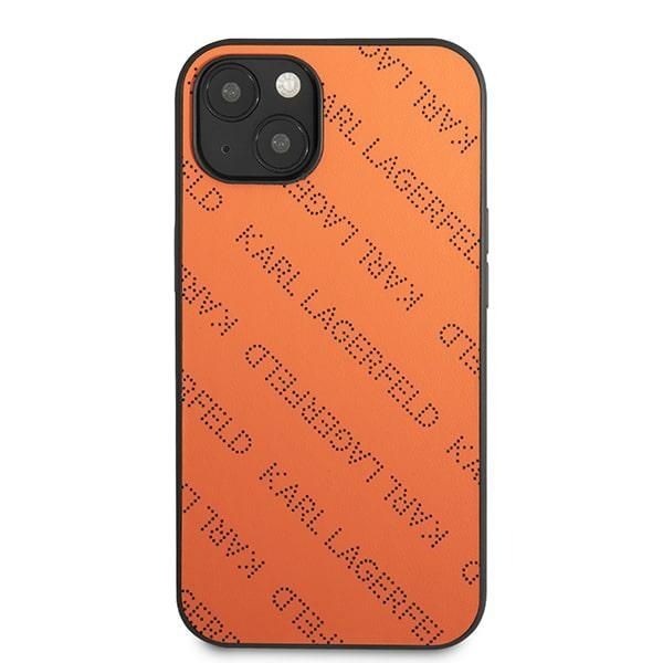Etui Karl Lagerfeld do iPhone 13 mini, Pomarańczowy zdjęcie 3