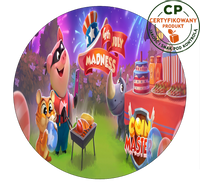 Opłatek na tort Coin Master