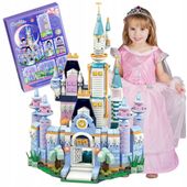Klocki Konstrukcyjne Kreatywne dla Dziewczynek ZAMEK Księżniczki 535el 6w1
