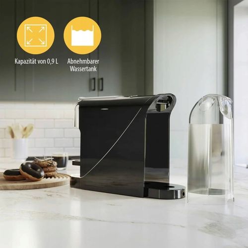 EKSPRES CIŚNIENIOWY DO KAWY KAPSUŁKOWY CZARNY NESPRESSO + KAPSUŁKI 120SZT na Arena.pl