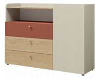 Komoda Do Pokoju Młodzieżowego 140cm Koral YOKO JR -3 Kolory Do Wyboru