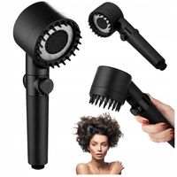 SŁUCHAWKA PRYSZNICOWA WYSOKOCIŚNIENIOWA OSZCZĘDNA Z MASAŻEREM NAPOWIETRZAJĄ