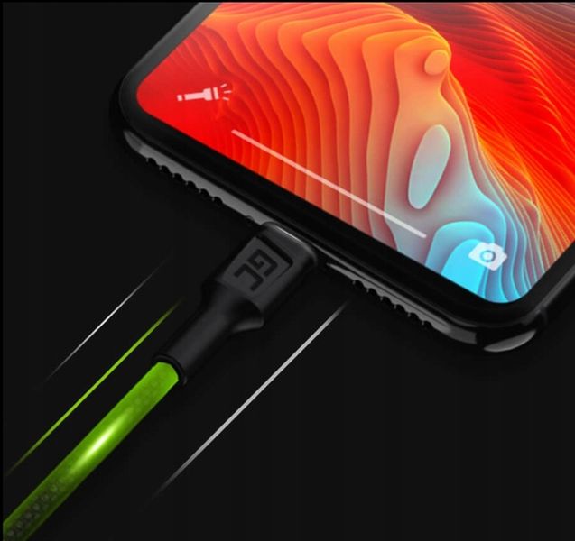 2x Kabel Lightning 2m LED GreenCell Ray szybkie ładowanie do Apple iPhone zdjęcie 13