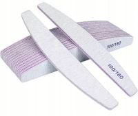 PILNIK DO PAZNOKCI DWUSTRONNY ŁÓDKA 100/180 50szt ZESTAW MANICURE