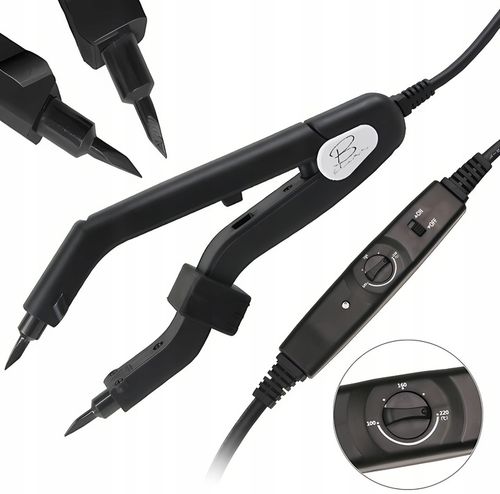 Zgrzewarka Do Przedłużania Włosów Keratyna Smukła Cienka Mini Końcówka na Arena.pl