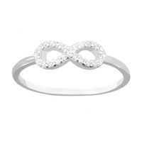 SREBRNY PIERŚCIONEK ZNAK NIESKOŃCZONOŚCI INFINITY SREBRO PRÓBY 925