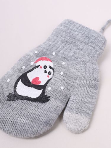 Rękawiczki dziewczęce jednopalczaste ze sznurkiem dotykowe 16 cm YOCLUB na Arena.pl