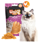 Przysmaki suche dla kota mini fileciki z kurczakiem i trawą 50g UNIQ PETS