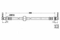 Renault Scenic 1 Zestaw Przewodów Hamulcowych Elastycznych Gumowych