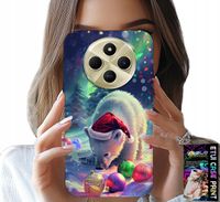 ETUI DO XIAOMI REDMI 14C 4G - ŚWIĄTECZNY NIEDŹWIEDŹ BOMBKI CASE +FOLIA