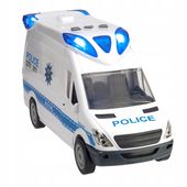 POLICJA RADIOWÓZ WÓZ POLICYJNY ŚWIATŁA KOGUTY Samochód Policji Bus Van