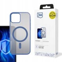 Etui z MagSafe na Apple iPhone 14 - 3mk Frosty MagCase Blue
