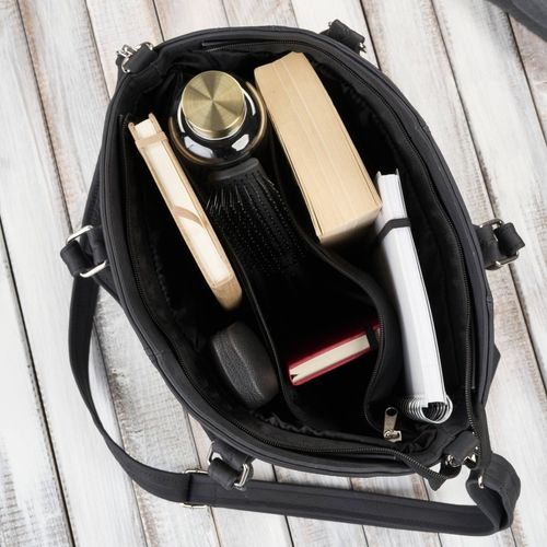 torebka damska skórzana duża czarna na ramię praktyczna pojemna abruzzo na Arena.pl