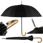 Parasol męski Parasolka Drewniana rączka + pokrowiec