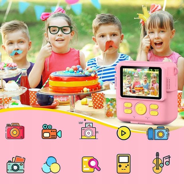 APARAT POLAROID NATYCHMIASTOWY DLA DZIECI FILMÓW ZDJĘĆ DRUK TERMICZNY 32GB zdjęcie 10