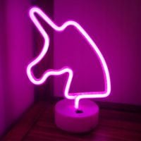 Neon LED Heckermann stojący JEDNOROŻEC