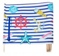 PARAWAN PLAŻOWY PARAWANY 8m na PLAŻĘ plażowe namiot ochrona wiatr MIX WZÓR