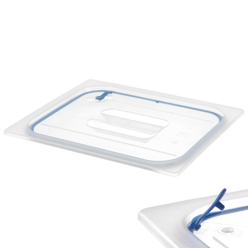 Pokrywka z uszczelką silikonową do pojemników GN 1/2 - HENDI 881811 na Arena.pl