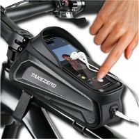 SAKWA ROWEROWA WODOODPORNA UCHWYT ROWEROWY NA TELEFON ETUI TORBA NA RAMĘ