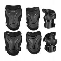 Ochraniacze na rolki Croxer Porto Black S - Zestaw