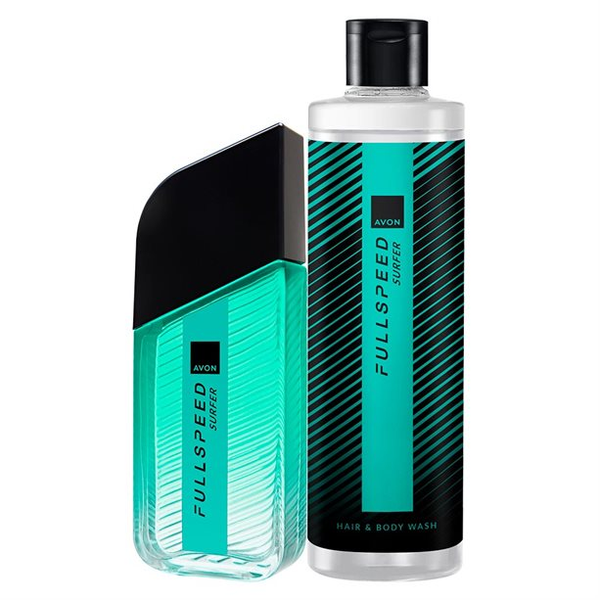 Avon Full Speed Surfer Zestaw [Perfumy + Żel] zdjęcie 1