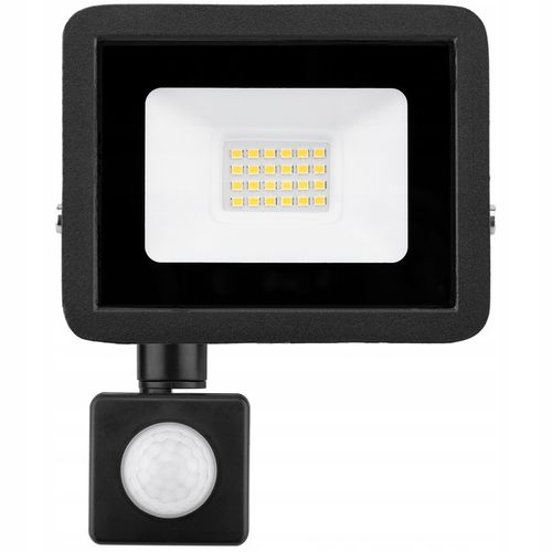 Naświetlacz LED 20W HALOGEN LAMPA ZEWNĘTRZNA REFLEKTOR z CZUJNIKIEM RUCHU na Arena.pl