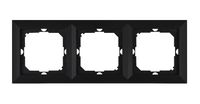 PERŁA RAMKA POTRÓJNA CZARNY MAT - E+9001512