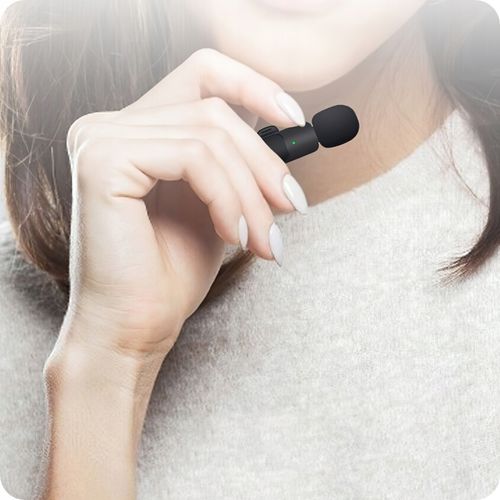 2x Mikrofon Bezprzewodowy Krawatowy USB-C Klips Android Streaming Live Vlog na Arena.pl