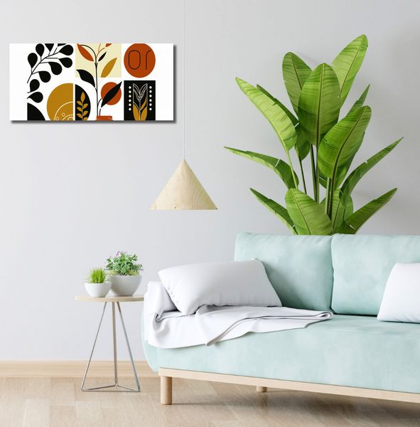 Obraz 70x30cm Kolaż Botaniczny zdjęcie 2